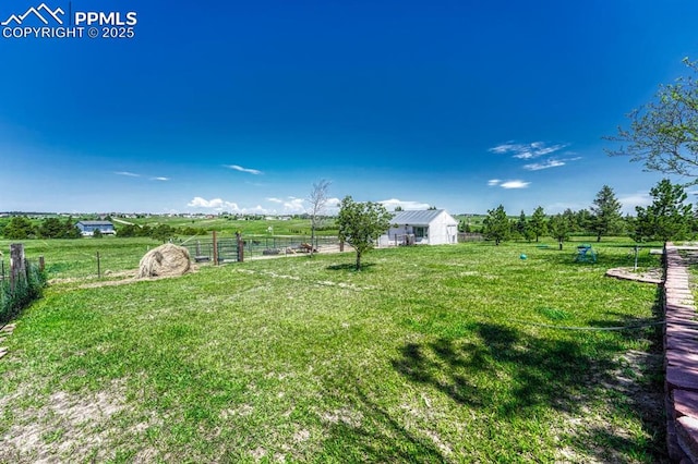 16440 Eastonville Rd, Elbert, CO 80106 - view of yard with a rural view