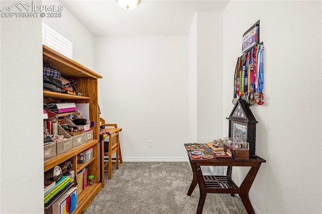 interior space with baseboards