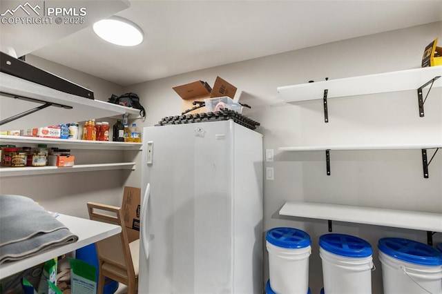 view of pantry