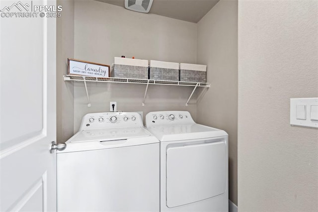 2972 Namib Dr, Colorado Springs, CO 80939 - laundry area with laundry area and washer and dryer