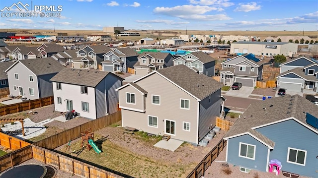 2972 Namib Dr, Colorado Springs, CO 80939 - bird's eye view with a residential view