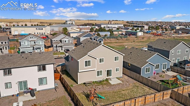 2972 Namib Dr, Colorado Springs, CO 80939 - bird's eye view with a residential view