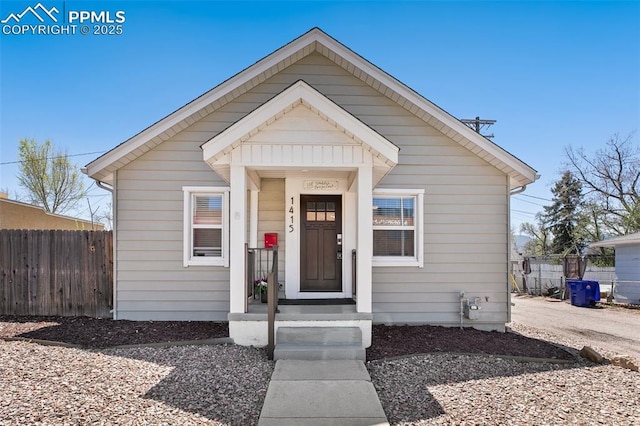 1415 E Boulder St, Colorado Springs, CO 80909 - bungalow with fence