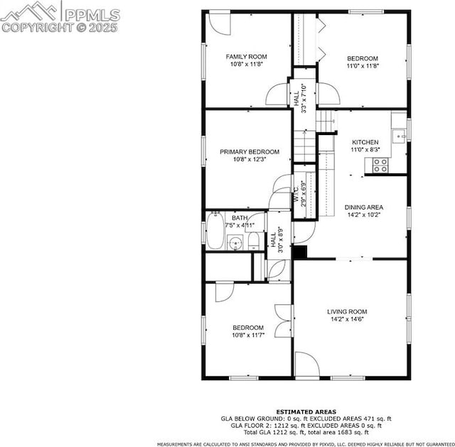 1415 E Boulder St, Colorado Springs, CO 80909 - plan