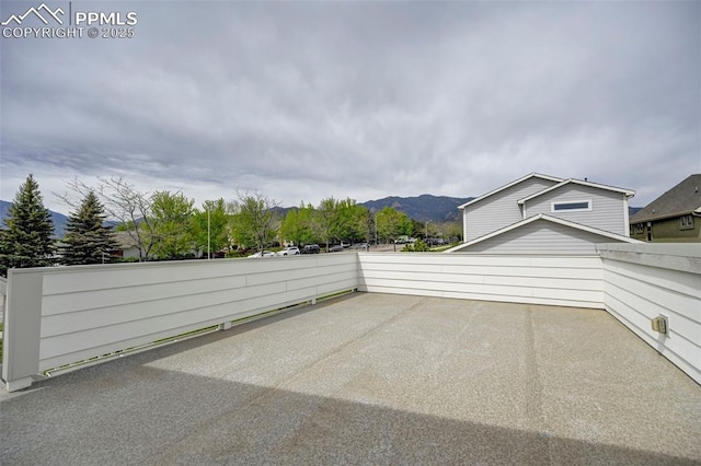 275 Eclipse Dr, Colorado Springs, CO 80905 - view of patio / terrace with a mountain view
