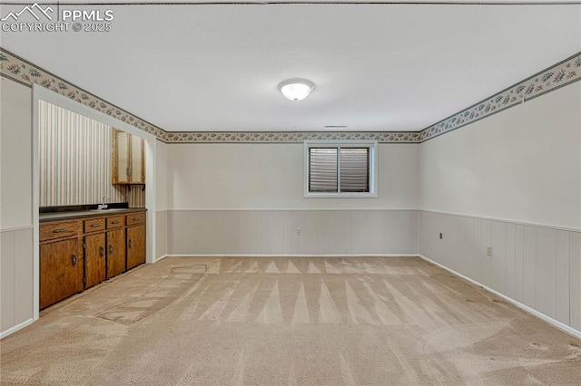 10 Gold Coin Ct, Colorado Springs, CO 80919 - unfurnished room with light colored carpet and wainscoting