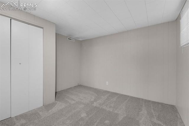3435 Montebello Dr, Colorado Springs, CO 80918 - unfurnished bedroom with visible vents, carpet, and a closet