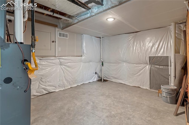 9803 Blaurock Dr, Fountain, CO 80817 - unfinished below grade area with visible vents