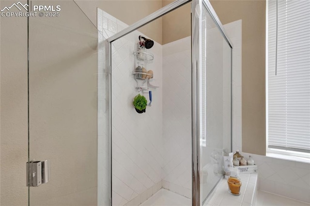 full bath with a stall shower