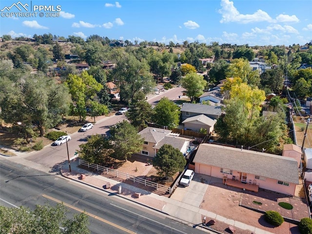 1065 N 19th St, Colorado Springs, CO 80904 - bird's eye view featuring a residential view