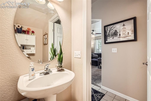 4338 Alder Springs Vw, Colorado Springs, CO 80922 - bathroom featuring tile patterned flooring and a sink