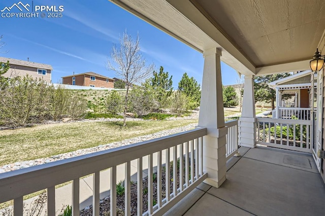 7824 Bengali Ln, Colorado Springs, CO 80923 - balcony featuring a porch