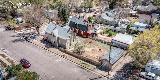 drone / aerial view featuring a residential view