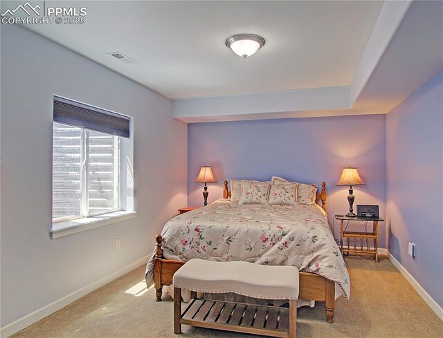 6996 Mustang Rim Dr, Colorado Springs, CO 80923 - bedroom with baseboards, carpet flooring, and visible vents