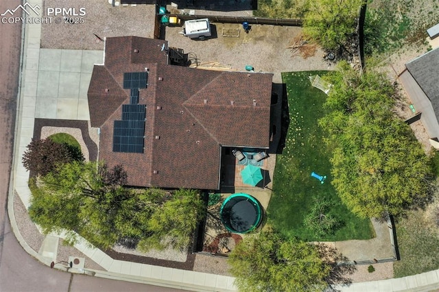 drone / aerial view
