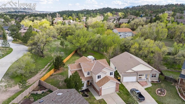 7665 Calloway Ct, Colorado Springs, CO 80919 - aerial perspective of suburban area