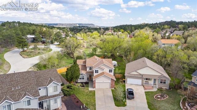 7665 Calloway Ct, Colorado Springs, CO 80919 - aerial perspective of suburban area