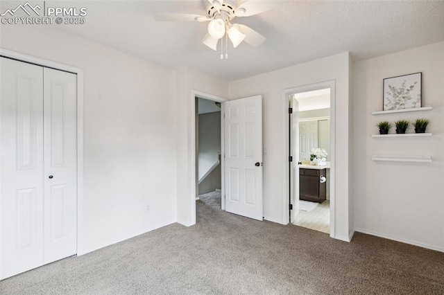 8365 Pepperridge Dr, Colorado Springs, CO 80920 - unfurnished bedroom featuring carpet, ensuite bath, baseboards, and a closet