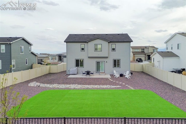 9773 Marble Canyon Way, Peyton, CO 80831 - back of house featuring a patio area and a residential view