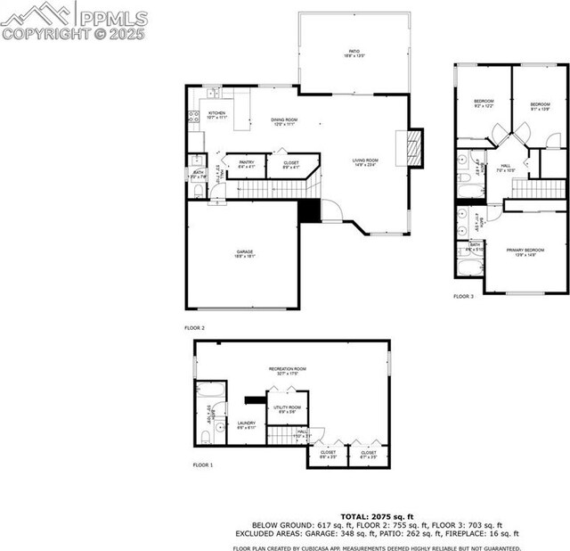 9367 Peaceful Meadow St, Colorado Springs, CO 80925 - home floor plan