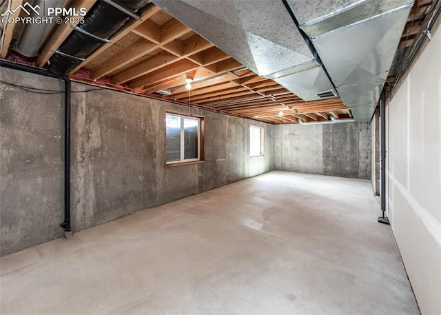 6185 Sayres Rd, Colorado Springs, CO 80927 - below grade area featuring visible vents