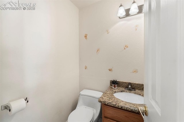 3245 Chestnut Glen Ln, Colorado Springs, CO 80918 - half bath with toilet and vanity