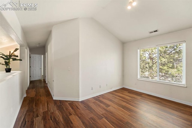 3245 Chestnut Glen Ln, Colorado Springs, CO 80918 - bonus room with wood finished floors and vaulted ceiling