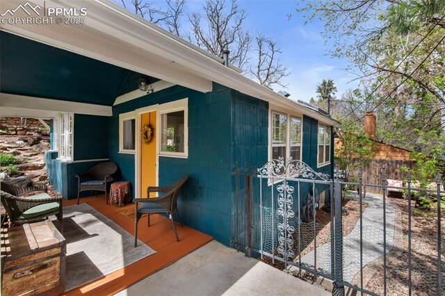 25 Highland St, Colorado Springs, CO 80906 - property entrance featuring covered porch