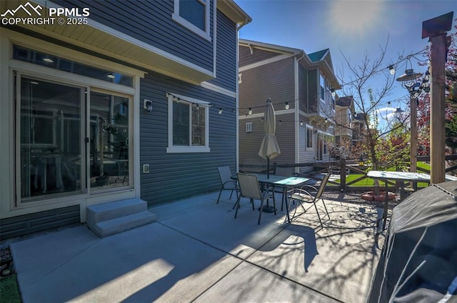 8356 Longleaf Ln, Colorado Springs, CO 80927 - view of patio / terrace featuring entry steps and outdoor dining area
