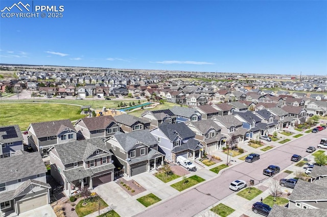 8356 Longleaf Ln, Colorado Springs, CO 80927 - drone / aerial view featuring a residential view
