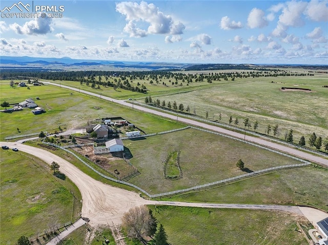 20420 Amanda Ct, Colorado Springs, CO 80908 - view of rural area with a mountain backdrop