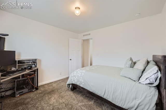 4157 Gray Fox Hts, Colorado Springs, CO 80922 - bedroom featuring baseboards, carpet, and visible vents