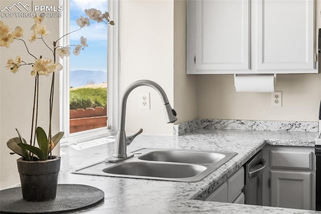 kitchen featuring a sink and dishwasher