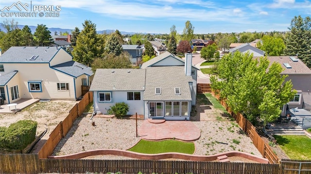 aerial perspective of suburban area