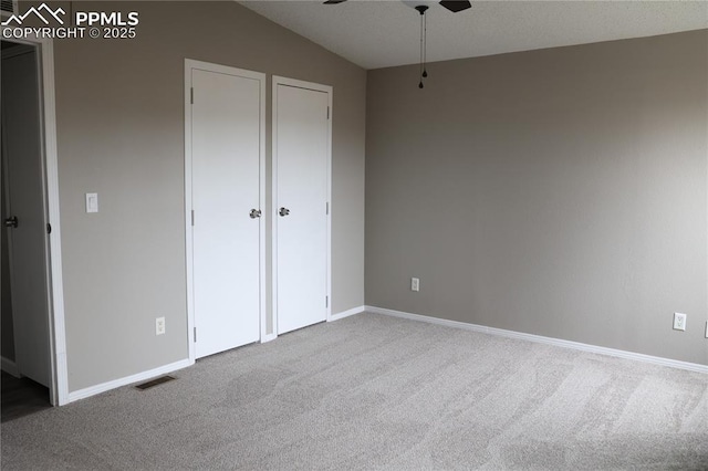 4663 Pine Marten Pt, Colorado Springs, CO 80922 - unfurnished bedroom featuring carpet floors, baseboards, and visible vents