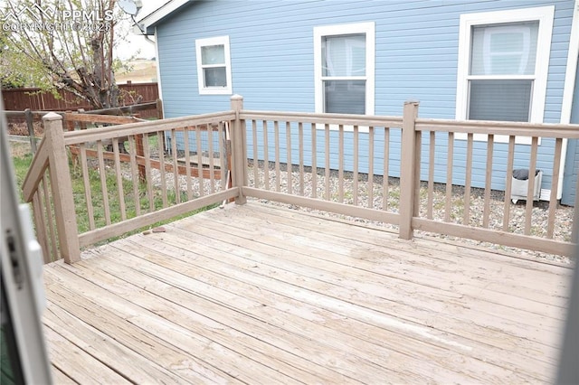 4663 Pine Marten Pt, Colorado Springs, CO 80922 - wooden terrace with fence