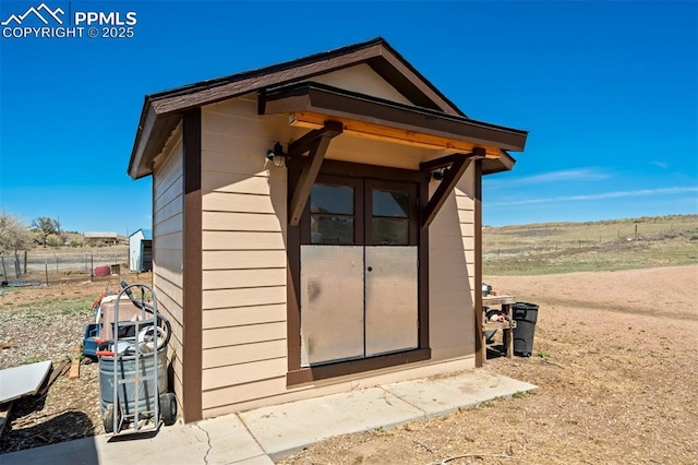 3235 S Meridian Rd, Colorado Springs, CO 80929 - view of outbuilding with an outdoor structure