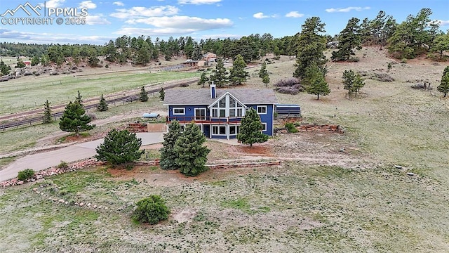 17880 Plains Edge Ct, Peyton, CO 80831 - aerial view with a rural view
