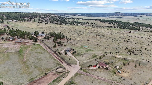17880 Plains Edge Ct, Peyton, CO 80831 - aerial view featuring a rural view