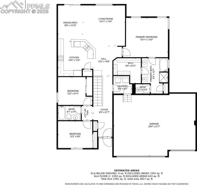10842 Scenic Brush Dr, Peyton, CO 80831 - property floor plan