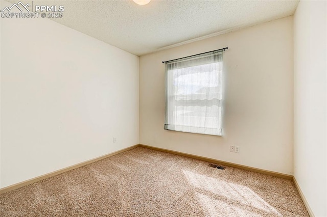 1120 Pipestone Ct, Colorado Springs, CO 80911 - empty room featuring light carpet, a textured ceiling, and baseboards