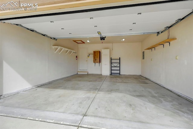 1120 Pipestone Ct, Colorado Springs, CO 80911 - garage featuring a garage door opener
