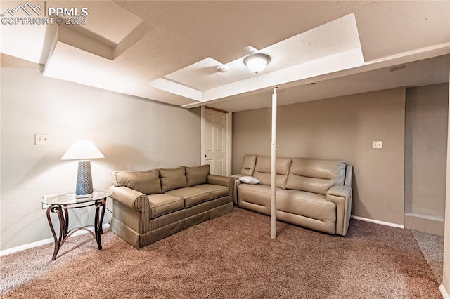 1503 Cheyenne Blvd, Colorado Springs, CO 80906 - carpeted living area featuring baseboards