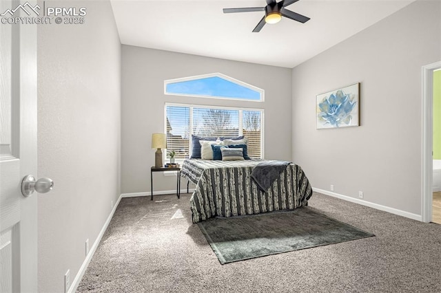 12383 Pine Valley Cir, Peyton, CO 80831 - carpeted bedroom featuring baseboards and a ceiling fan