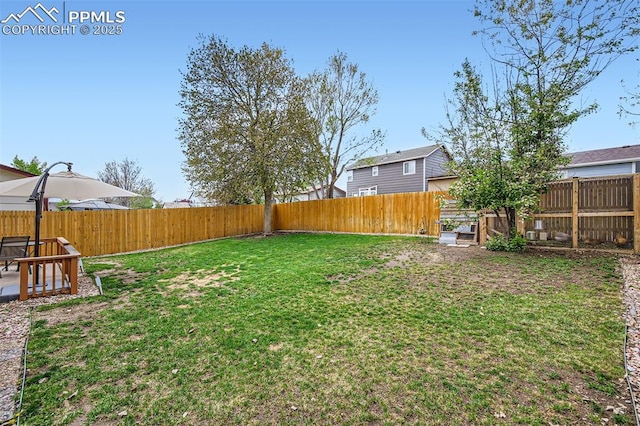 6640 Oakwood Blvd, Colorado Springs, CO 80923 - view of yard