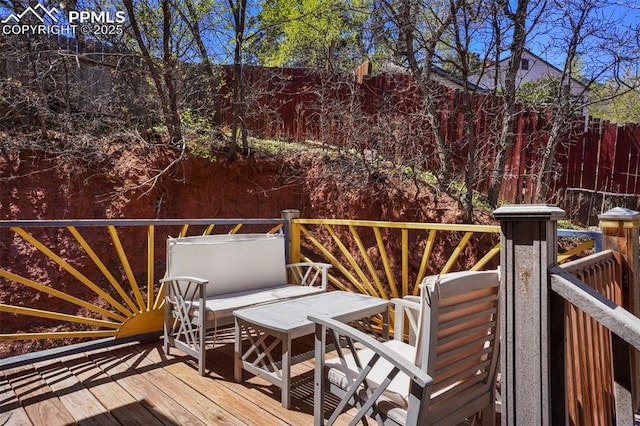 18 Fountain Pl, Manitou Springs, CO 80829 - view of wooden deck