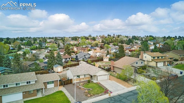 5050 Bunk House Ln, Colorado Springs, CO 80917 - aerial view of residential area