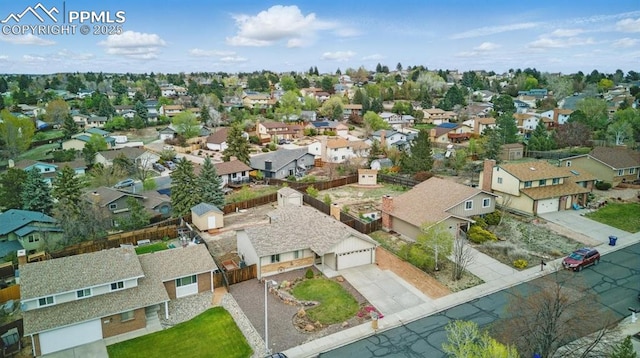 5050 Bunk House Ln, Colorado Springs, CO 80917 - aerial view of residential area