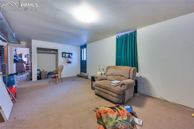 1416 N Foote Ave, Colorado Springs, CO 80909 - living area featuring carpet flooring