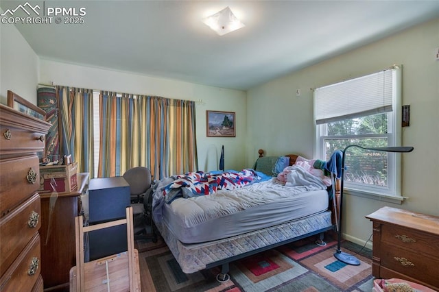 1416 N Foote Ave, Colorado Springs, CO 80909 - bedroom with wood finished floors and baseboards